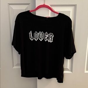 Modern Lux Black 'Lover' Graphic Tee